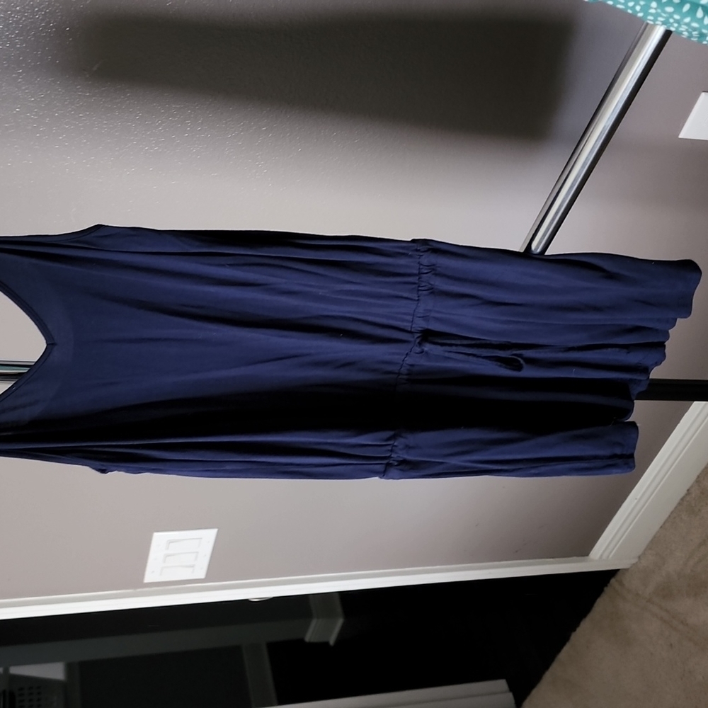 Navy Blue Romper
